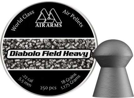 Air Arms AA Field Heavy Pellets .22 / 5.52 / 18gr 250pcs